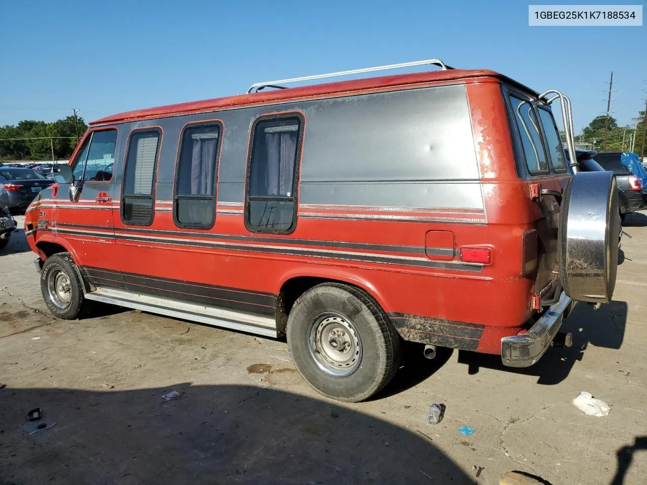 1989 Chevrolet G20 VIN: 1GBEG25K1K7188534 Lot: 65769724