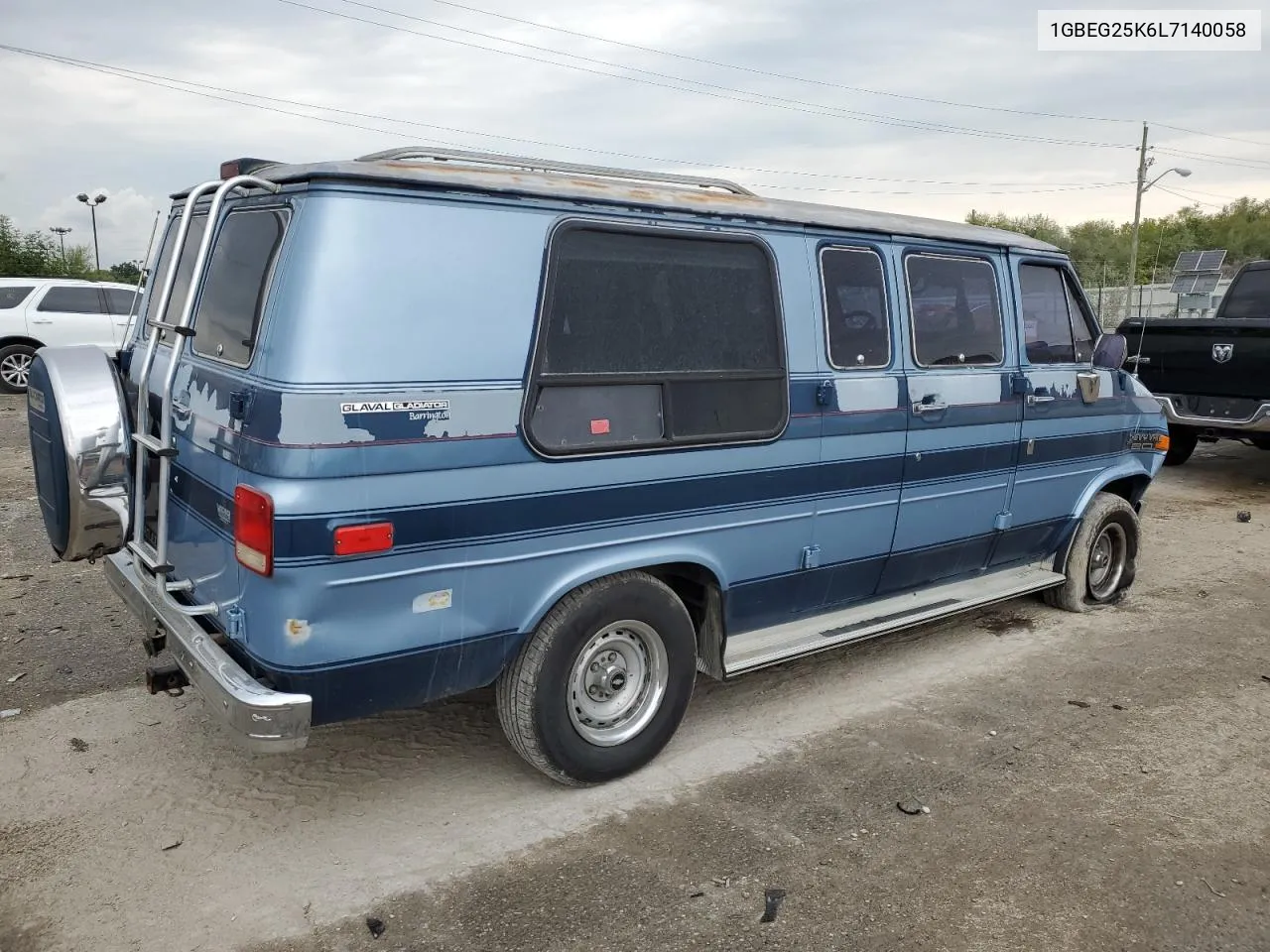 1990 Chevrolet G20 VIN: 1GBEG25K6L7140058 Lot: 70558814