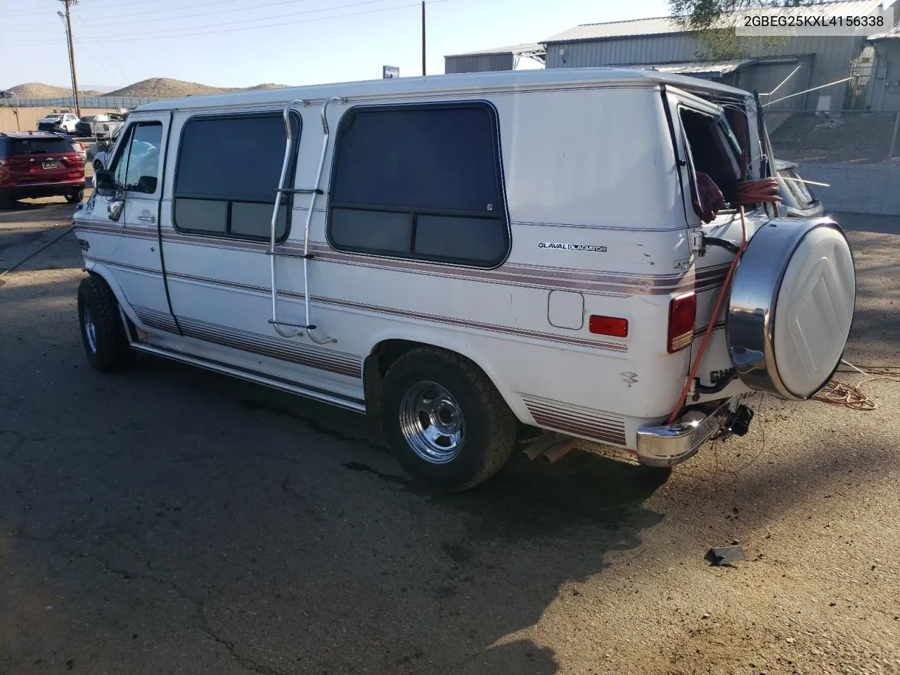 1990 Chevrolet G20 VIN: 2GBEG25KXL4156338 Lot: 73499394