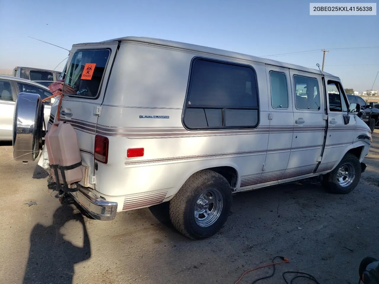 1990 Chevrolet G20 VIN: 2GBEG25KXL4156338 Lot: 73499394