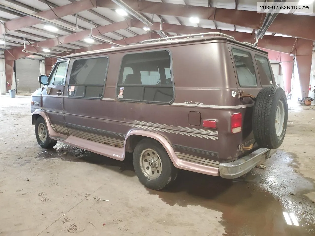 1992 Chevrolet G20 VIN: 2GBEG25K3N4150299 Lot: 74099444