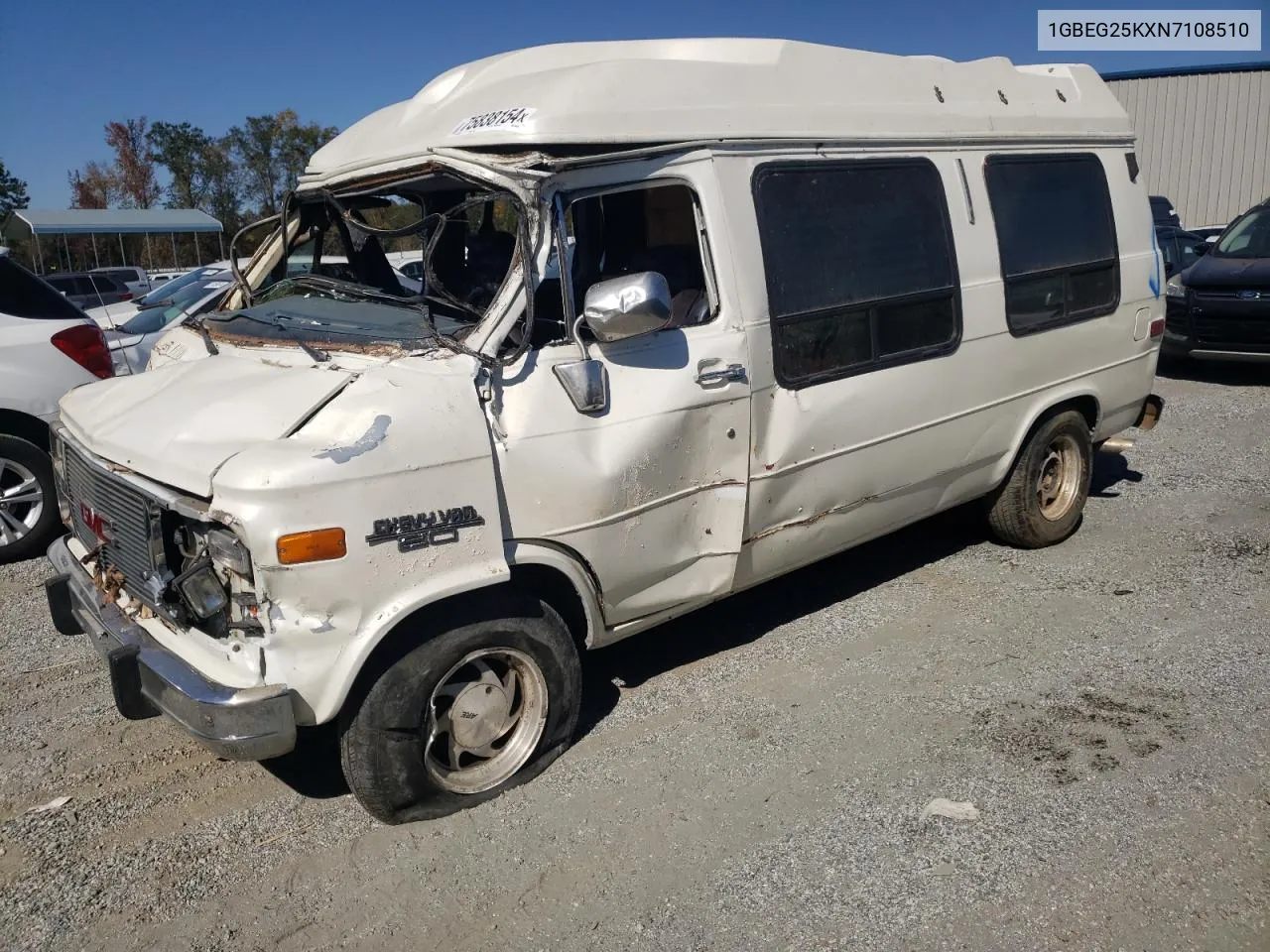 1992 Chevrolet G20 VIN: 1GBEG25KXN7108510 Lot: 75838154