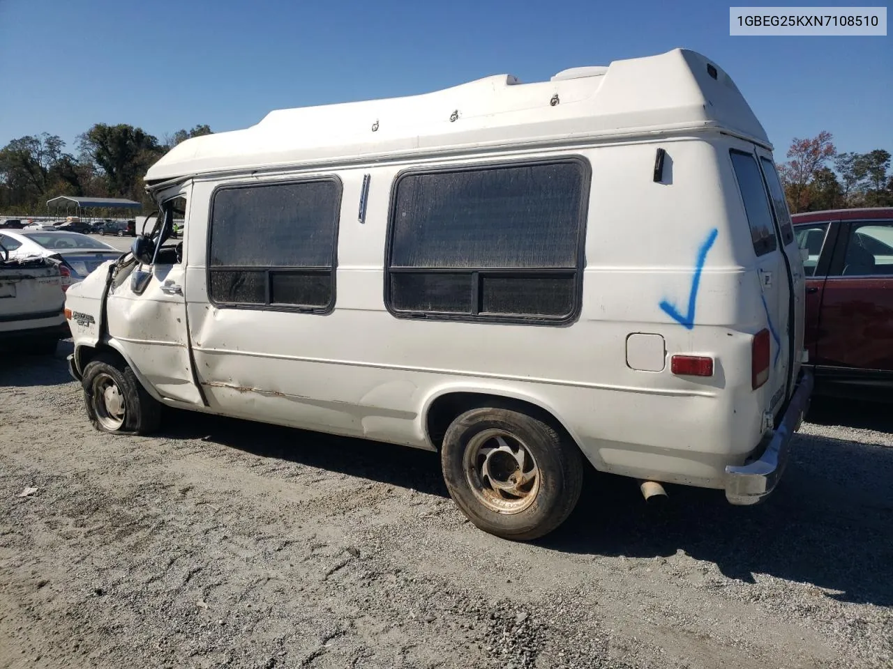 1992 Chevrolet G20 VIN: 1GBEG25KXN7108510 Lot: 75838154