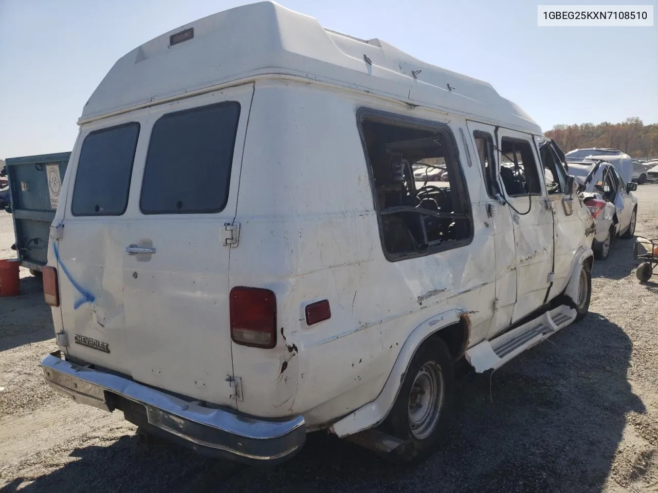 1992 Chevrolet G20 VIN: 1GBEG25KXN7108510 Lot: 75838154