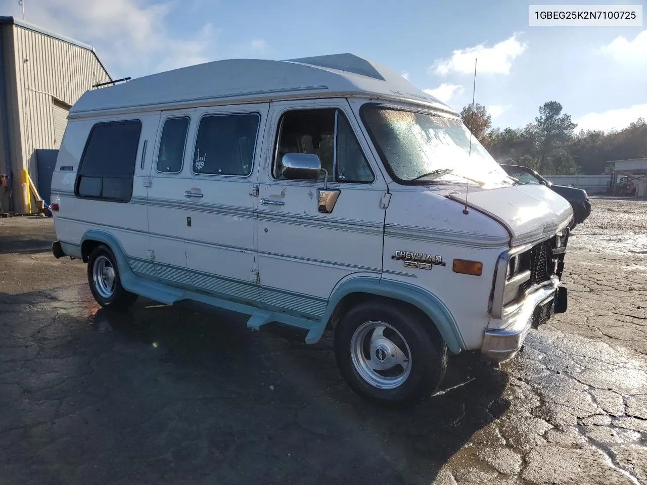 1992 Chevrolet G20 VIN: 1GBEG25K2N7100725 Lot: 80873494