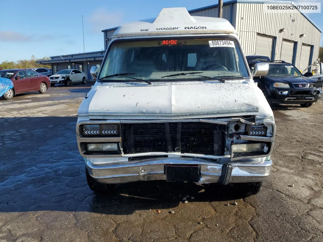 1992 Chevrolet G20 VIN: 1GBEG25K2N7100725 Lot: 80873494