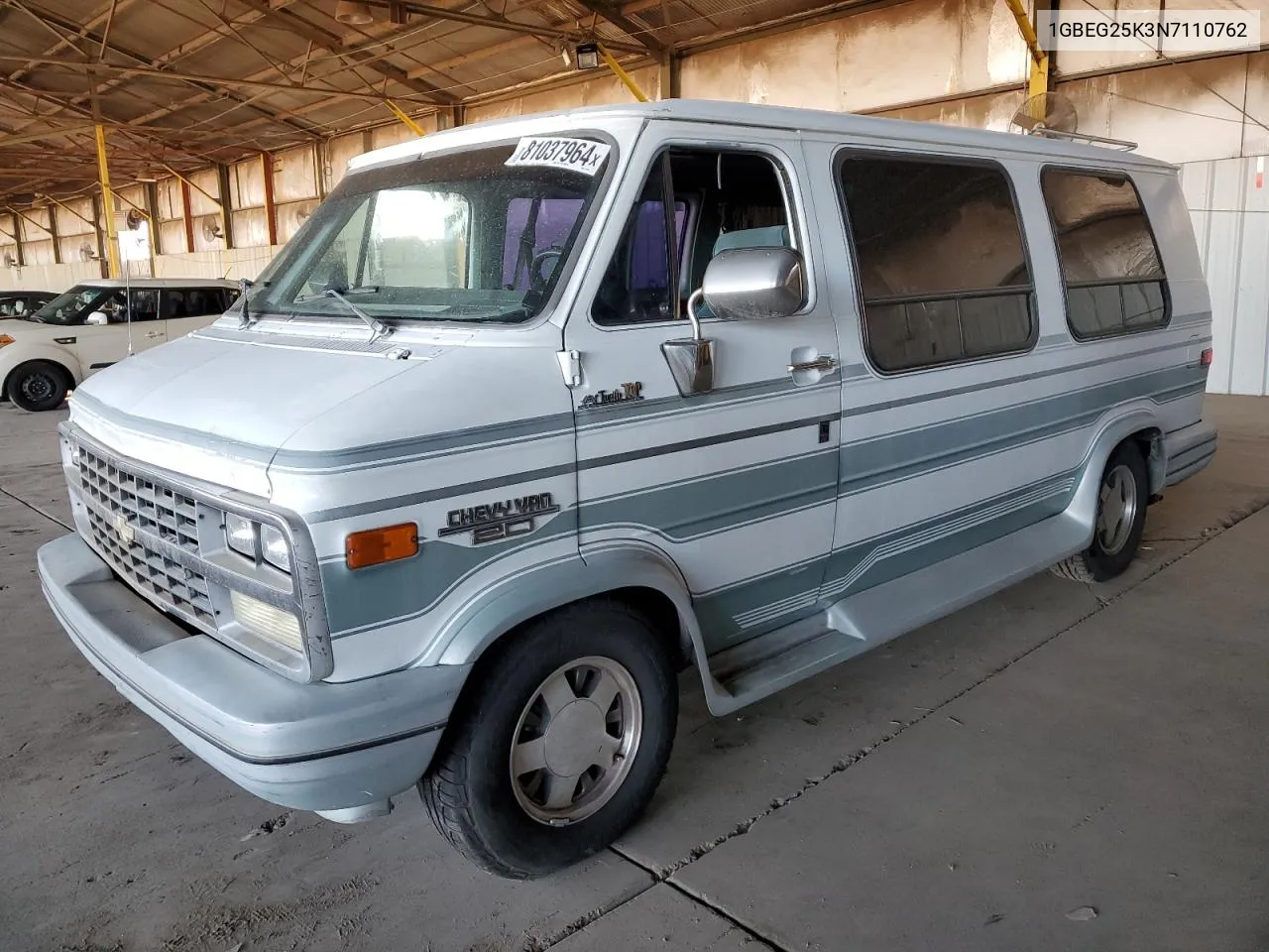 1992 Chevrolet G20 VIN: 1GBEG25K3N7110762 Lot: 81037964