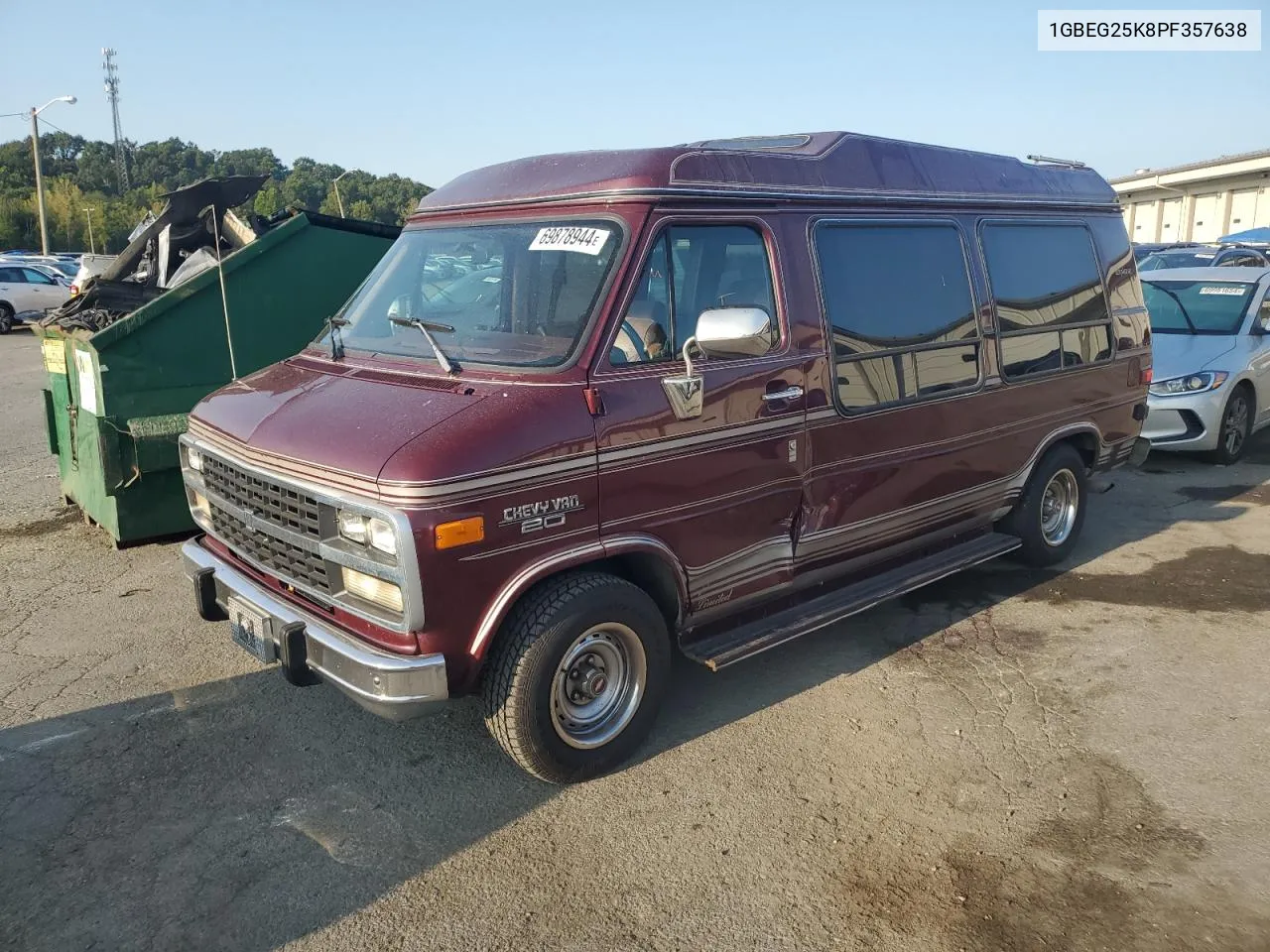 1993 Chevrolet G20 VIN: 1GBEG25K8PF357638 Lot: 69878944