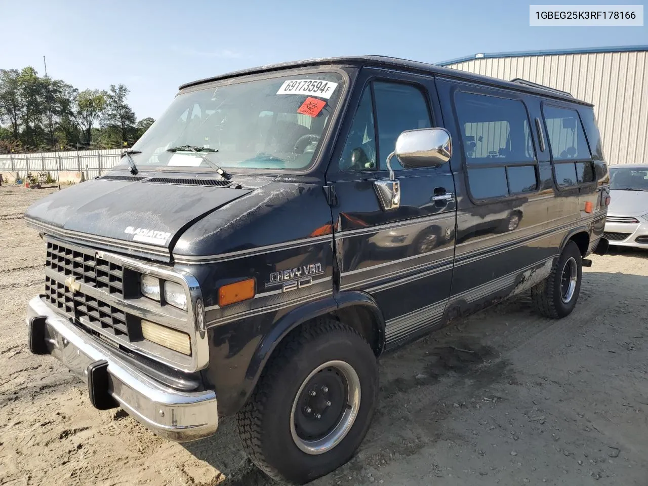 1994 Chevrolet G20 VIN: 1GBEG25K3RF178166 Lot: 69173594