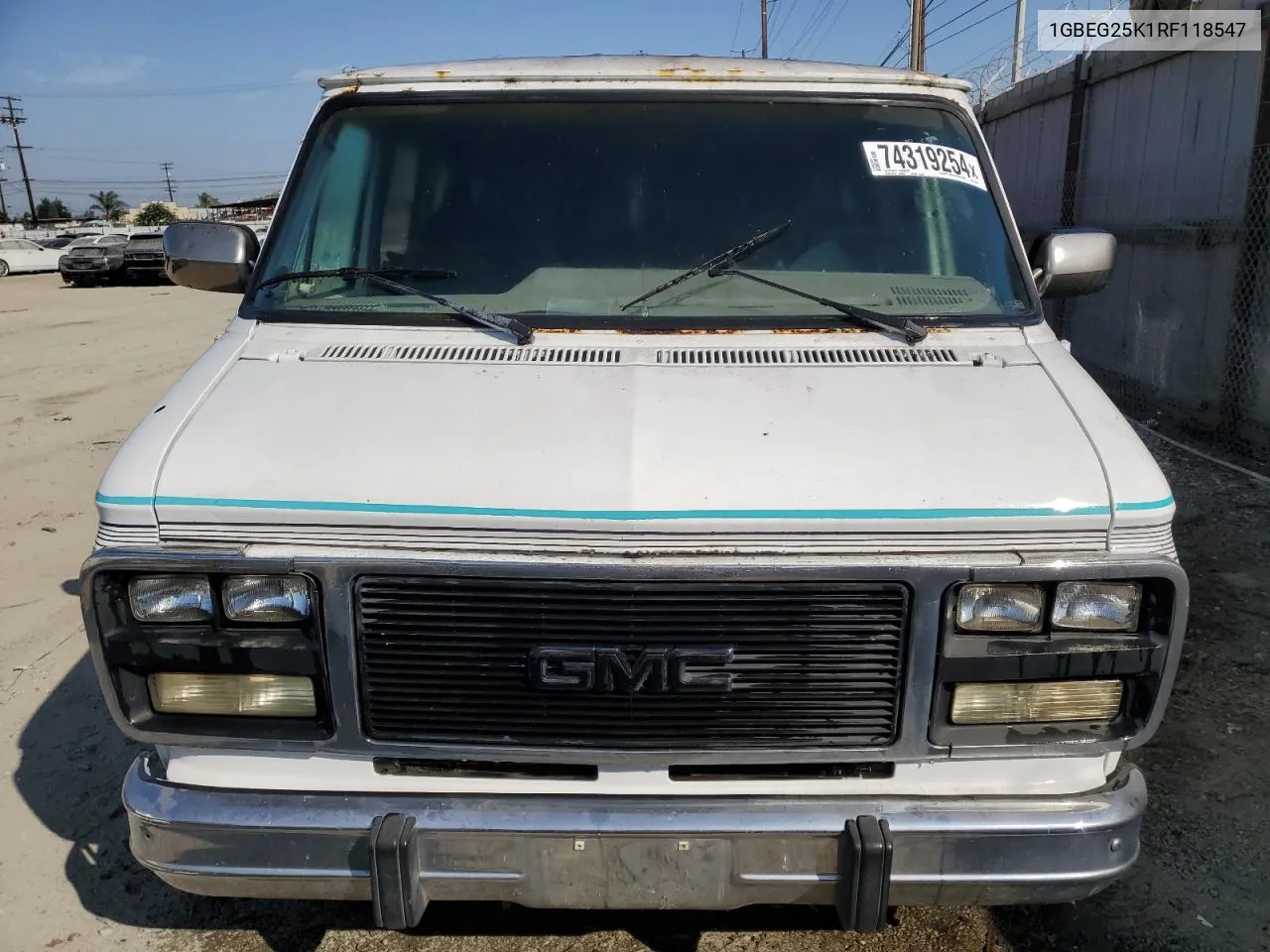 1994 Chevrolet G20 VIN: 1GBEG25K1RF118547 Lot: 74319254