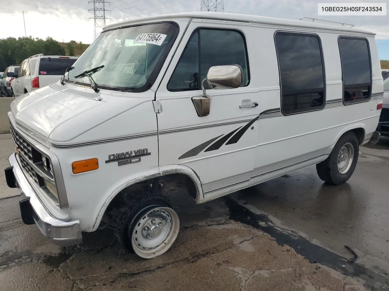 1995 Chevrolet G20 VIN: 1GBEG25H0SF243534 Lot: 64175964