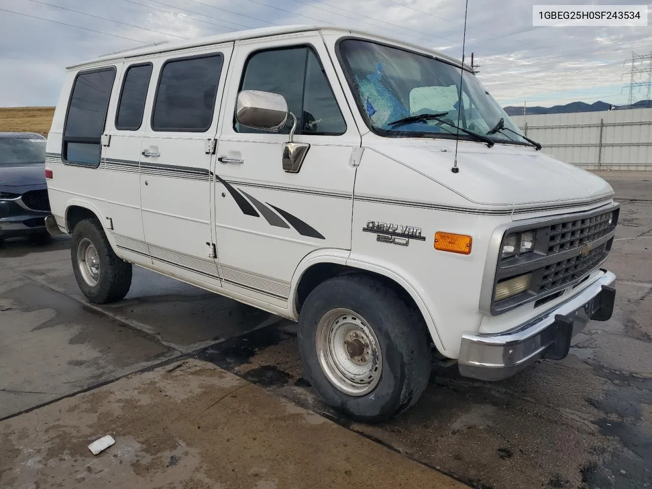 1995 Chevrolet G20 VIN: 1GBEG25H0SF243534 Lot: 64175964