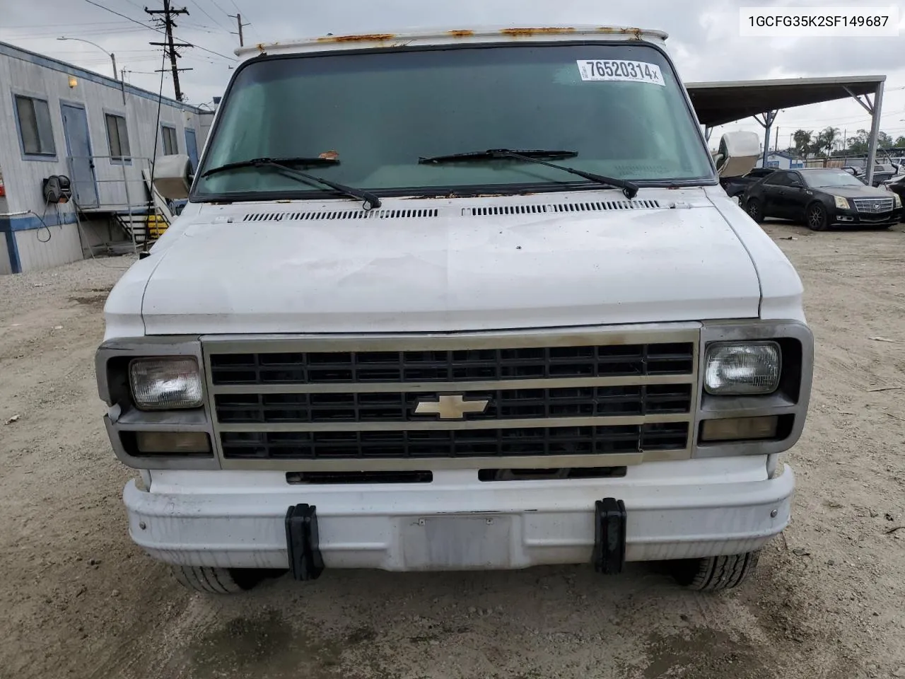 1995 Chevrolet G30 VIN: 1GCFG35K2SF149687 Lot: 76520314