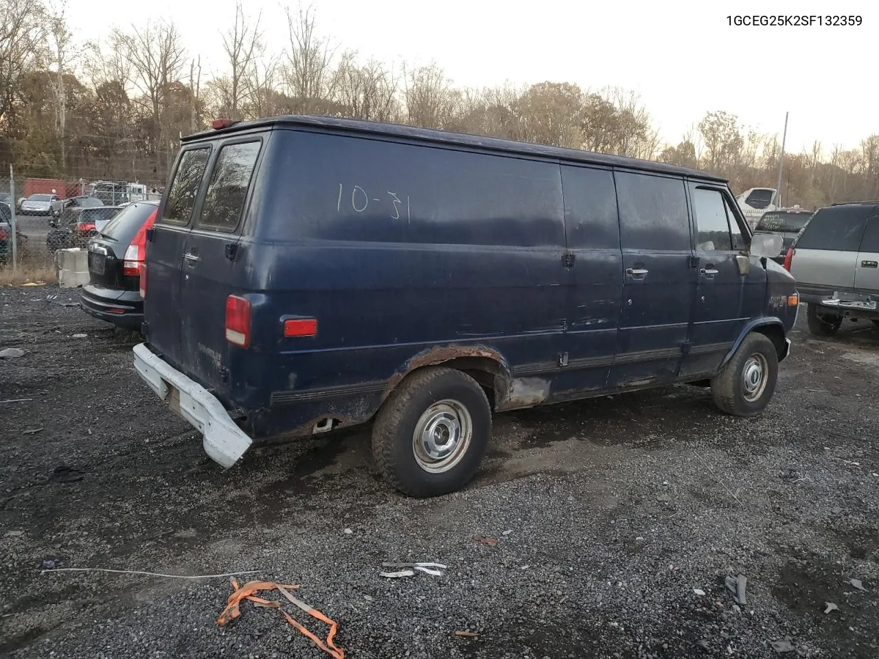 1995 Chevrolet G20 VIN: 1GCEG25K2SF132359 Lot: 78815684