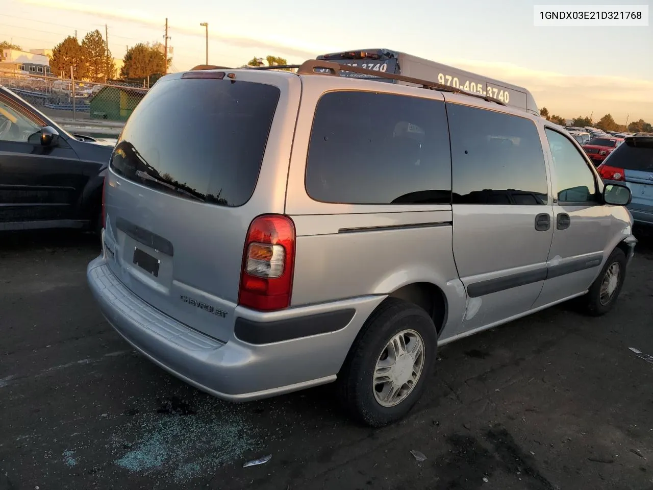 1GNDX03E21D321768 2001 Chevrolet Venture