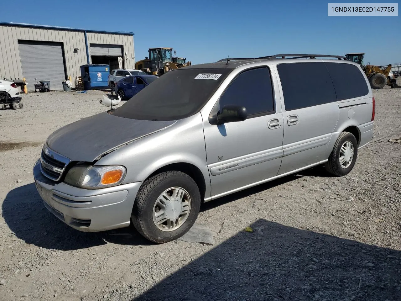 1GNDX13E02D147755 2002 Chevrolet Venture Luxury