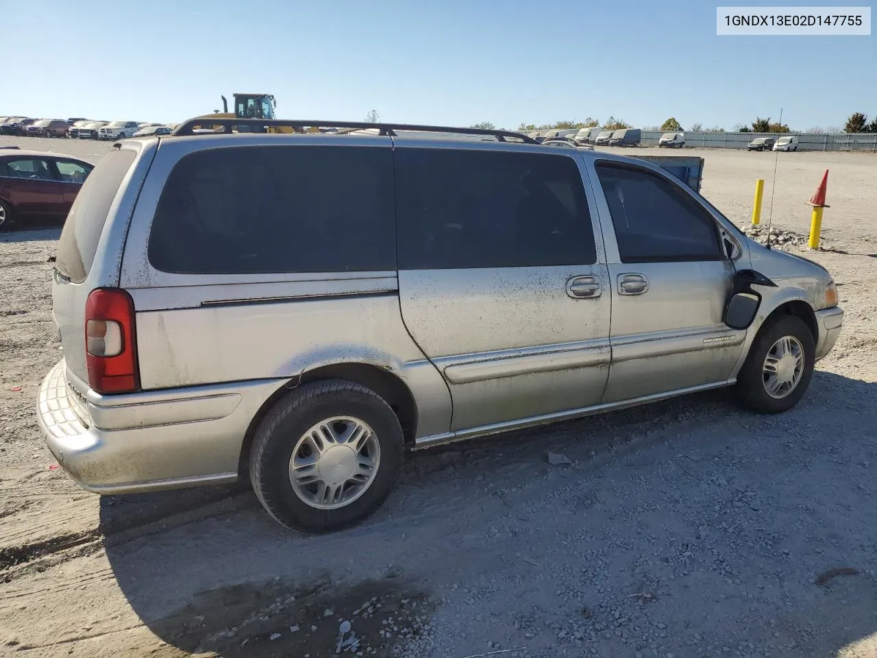 2002 Chevrolet Venture Luxury VIN: 1GNDX13E02D147755 Lot: 77258704