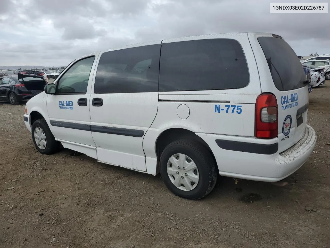 1GNDX03E02D226787 2002 Chevrolet Venture