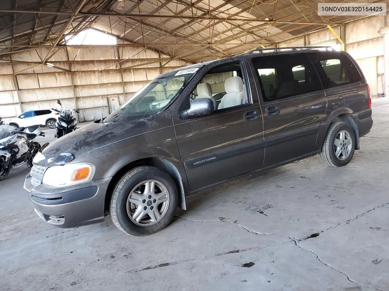 2002 Chevrolet Venture VIN: 1GNDV03E32D154425 Lot: 80270494