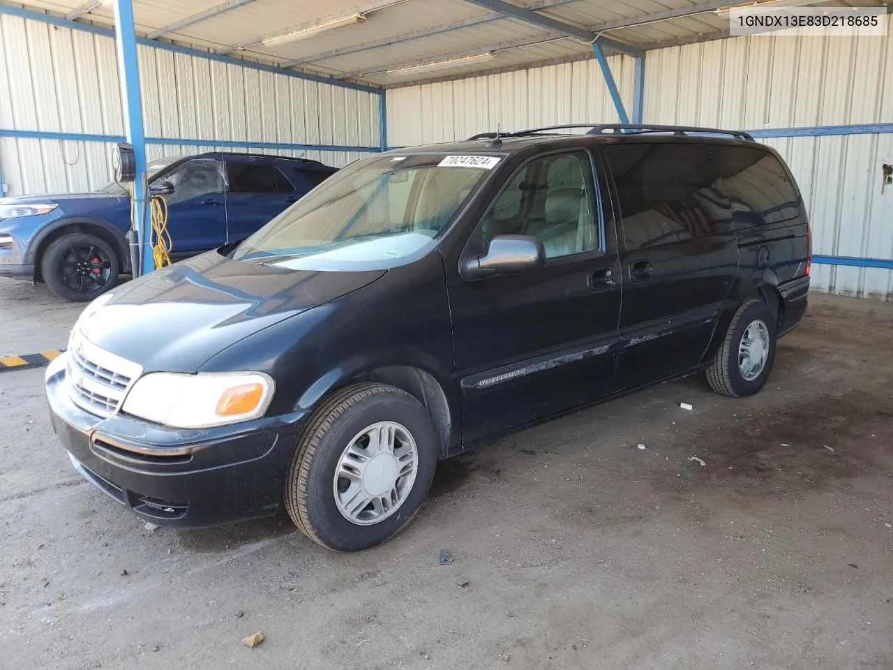 2003 Chevrolet Venture Luxury VIN: 1GNDX13E83D218685 Lot: 70247624