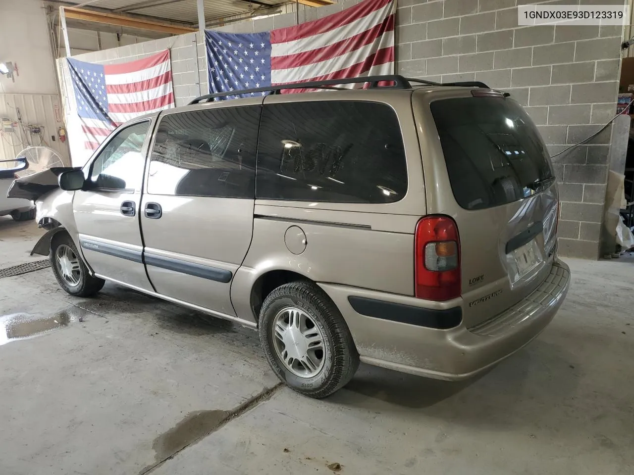 2003 Chevrolet Venture VIN: 1GNDX03E93D123319 Lot: 71070694