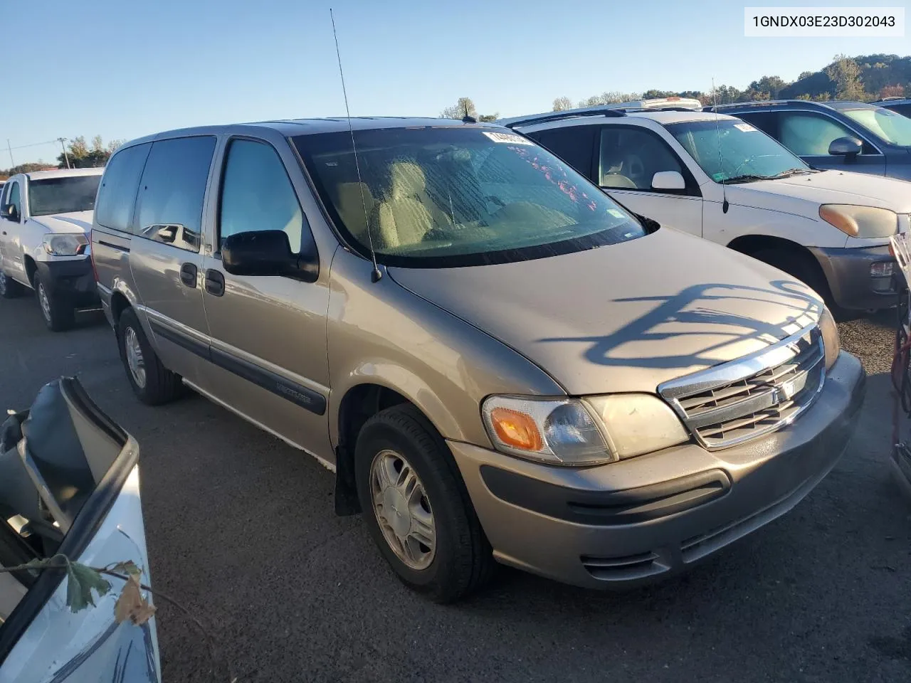 2003 Chevrolet Venture VIN: 1GNDX03E23D302043 Lot: 74490134