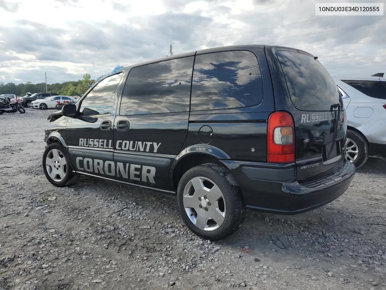 1GNDU03E34D120555 2004 Chevrolet Venture