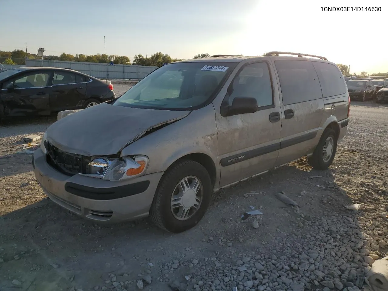 2004 Chevrolet Venture VIN: 1GNDX03E14D146630 Lot: 75934244