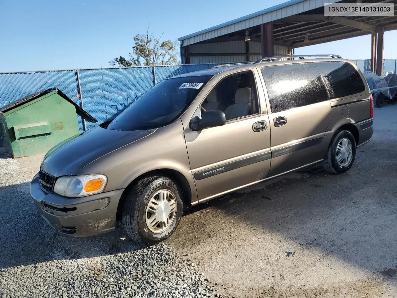 2004 Chevrolet Venture Luxury VIN: 1GNDX13E14D131003 Lot: 80099484