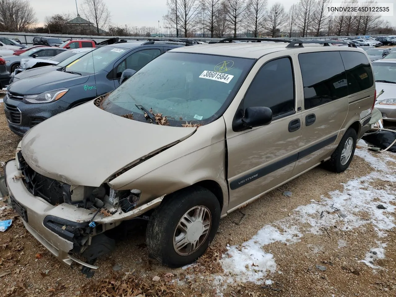 2005 Chevrolet Venture Ls VIN: 1GNDV23E45D122535 Lot: 38601584