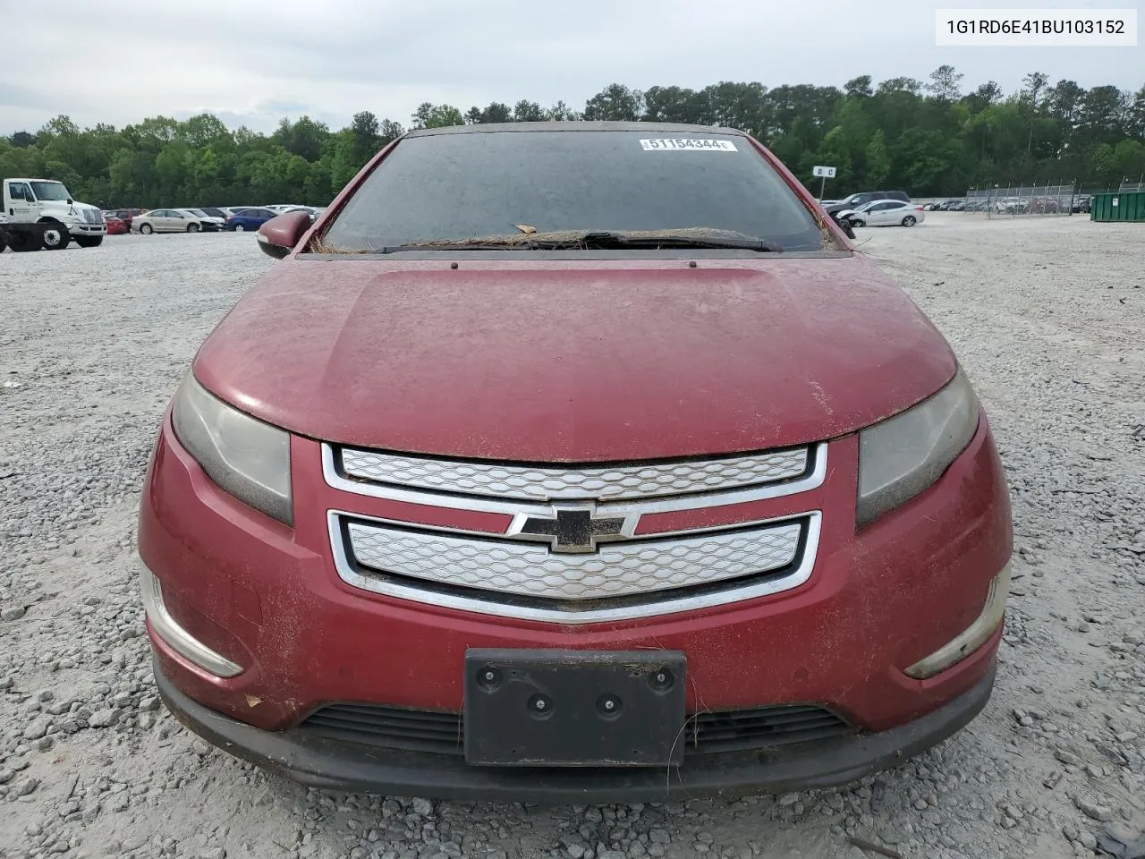 2011 Chevrolet Volt VIN: 1G1RD6E41BU103152 Lot: 51154344