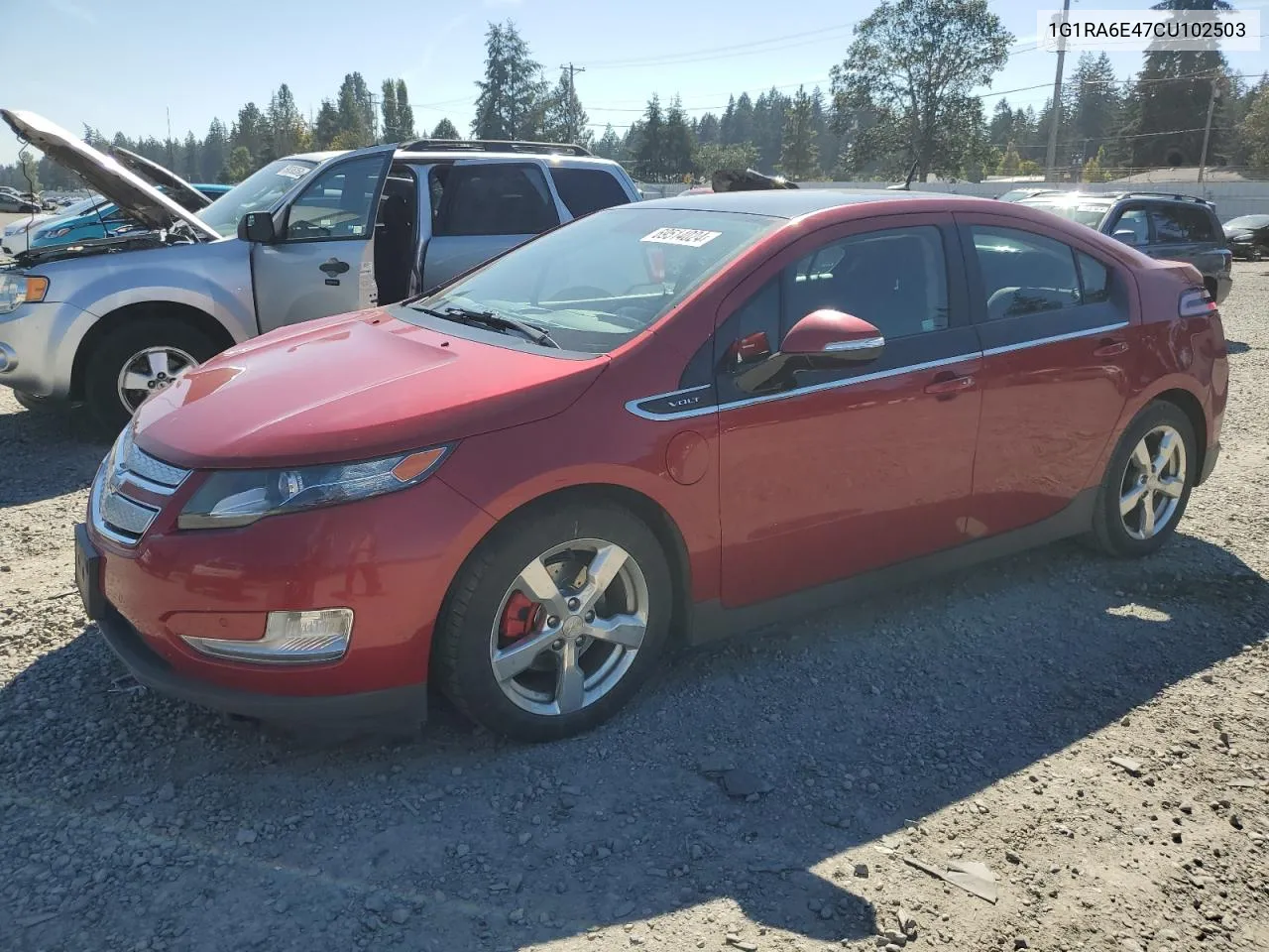 2012 Chevrolet Volt VIN: 1G1RA6E47CU102503 Lot: 69514024