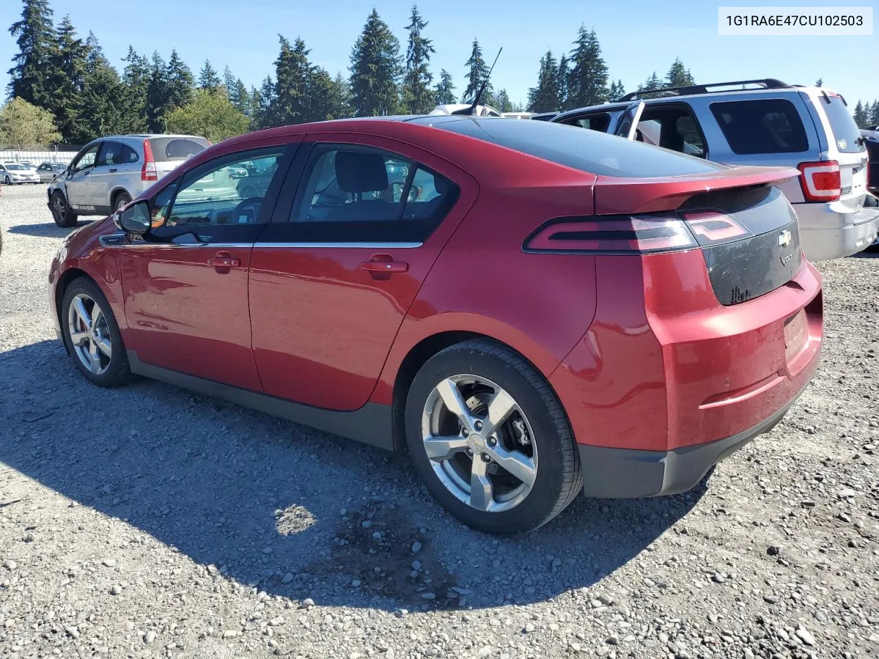 2012 Chevrolet Volt VIN: 1G1RA6E47CU102503 Lot: 69514024