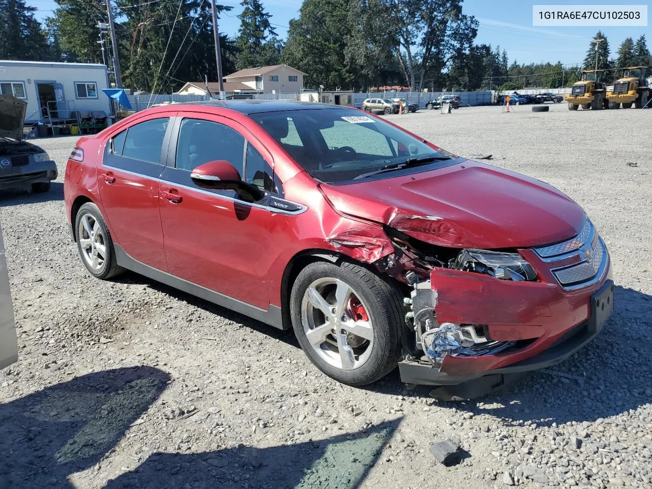 2012 Chevrolet Volt VIN: 1G1RA6E47CU102503 Lot: 69514024