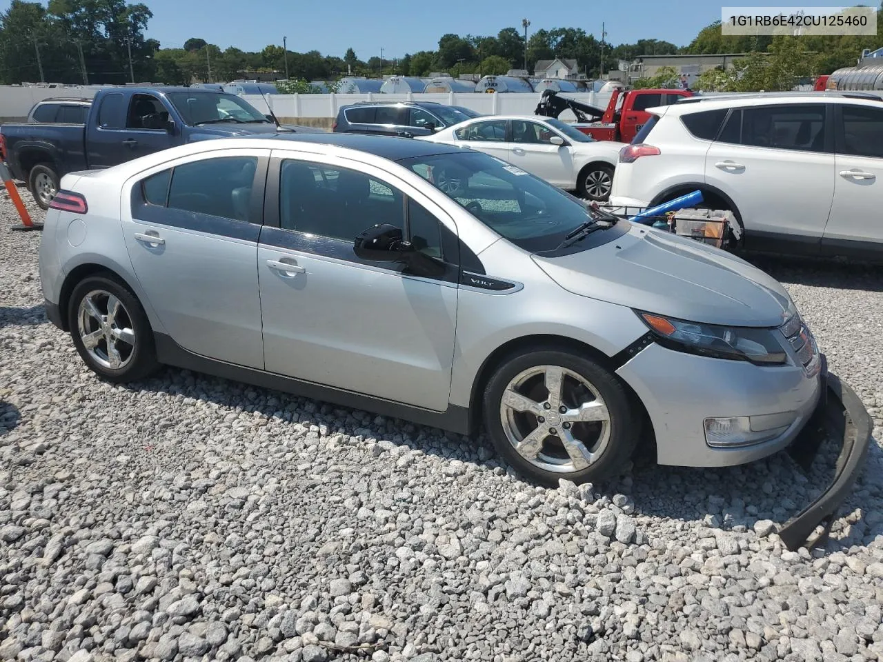 2012 Chevrolet Volt VIN: 1G1RB6E42CU125460 Lot: 70143084