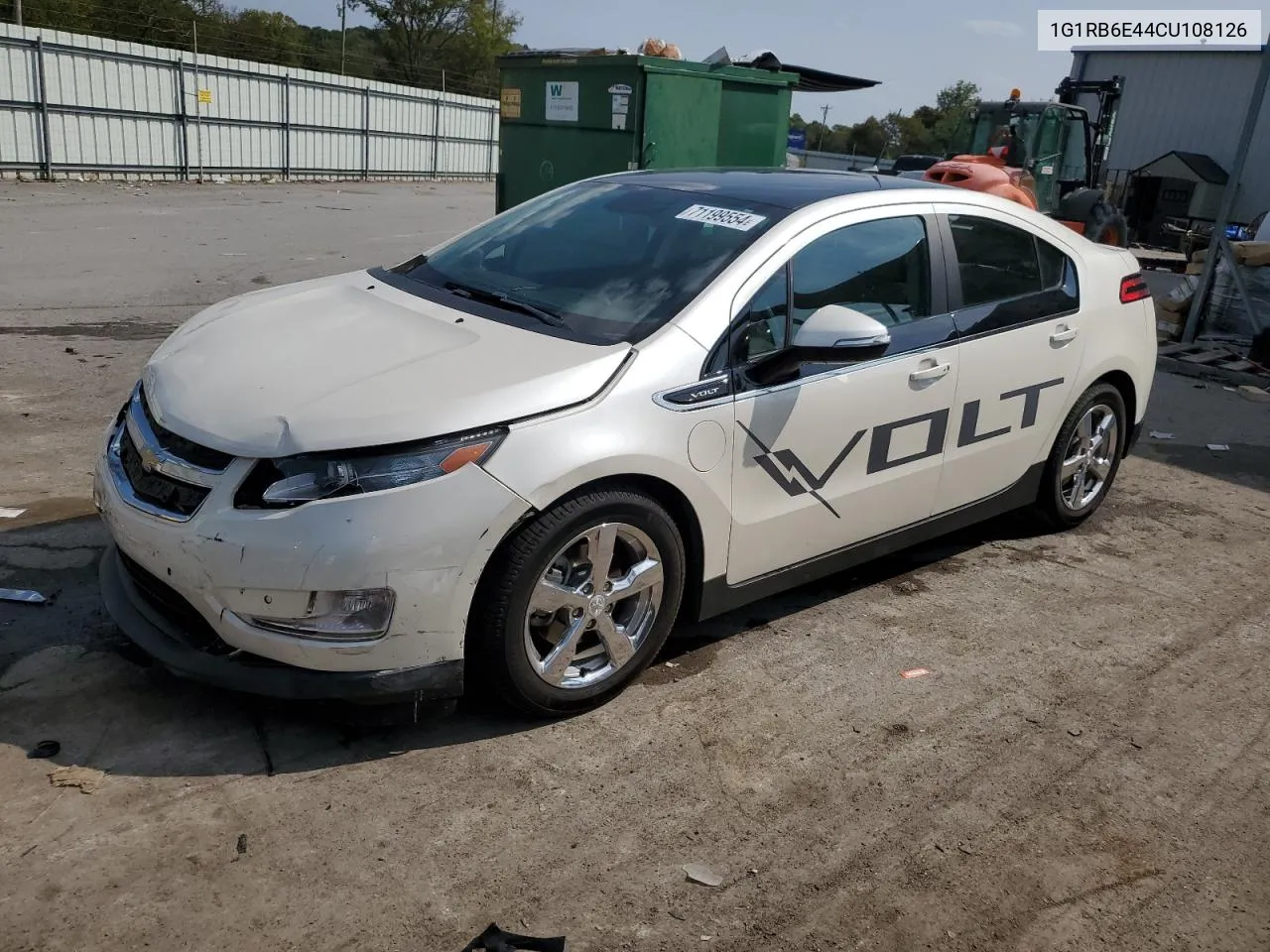 2012 Chevrolet Volt VIN: 1G1RB6E44CU108126 Lot: 71199554