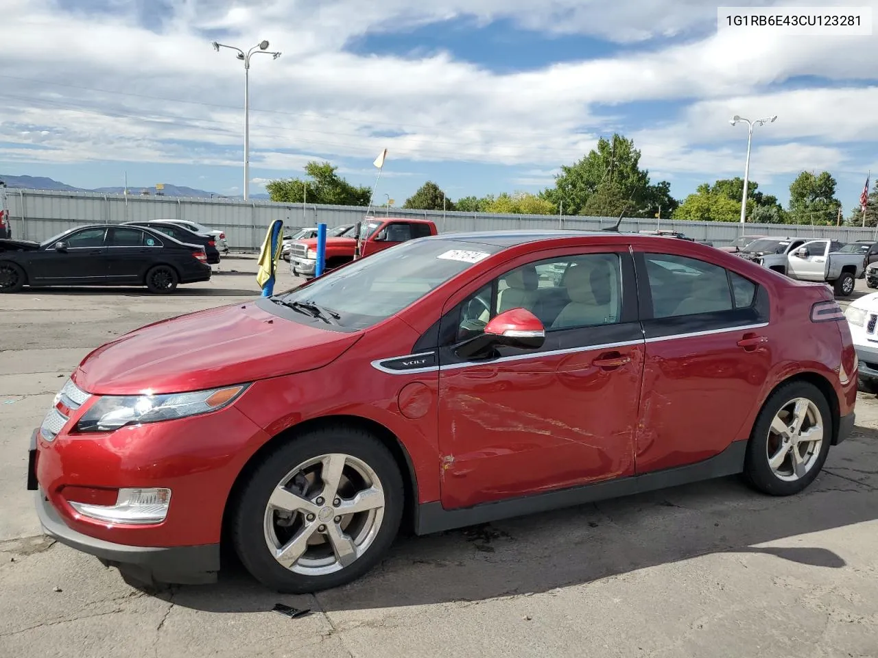 2012 Chevrolet Volt VIN: 1G1RB6E43CU123281 Lot: 71671574