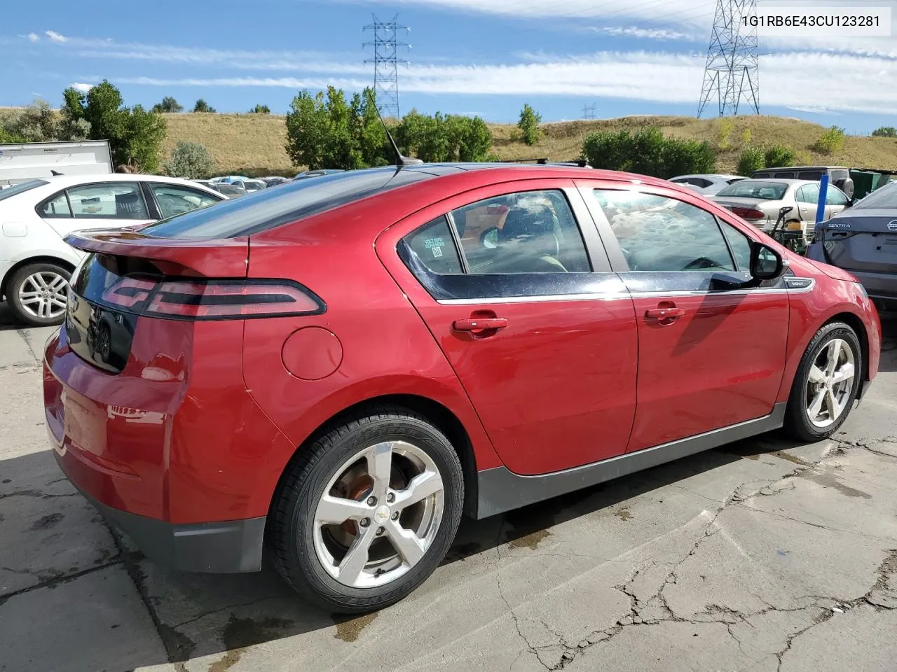 2012 Chevrolet Volt VIN: 1G1RB6E43CU123281 Lot: 71671574