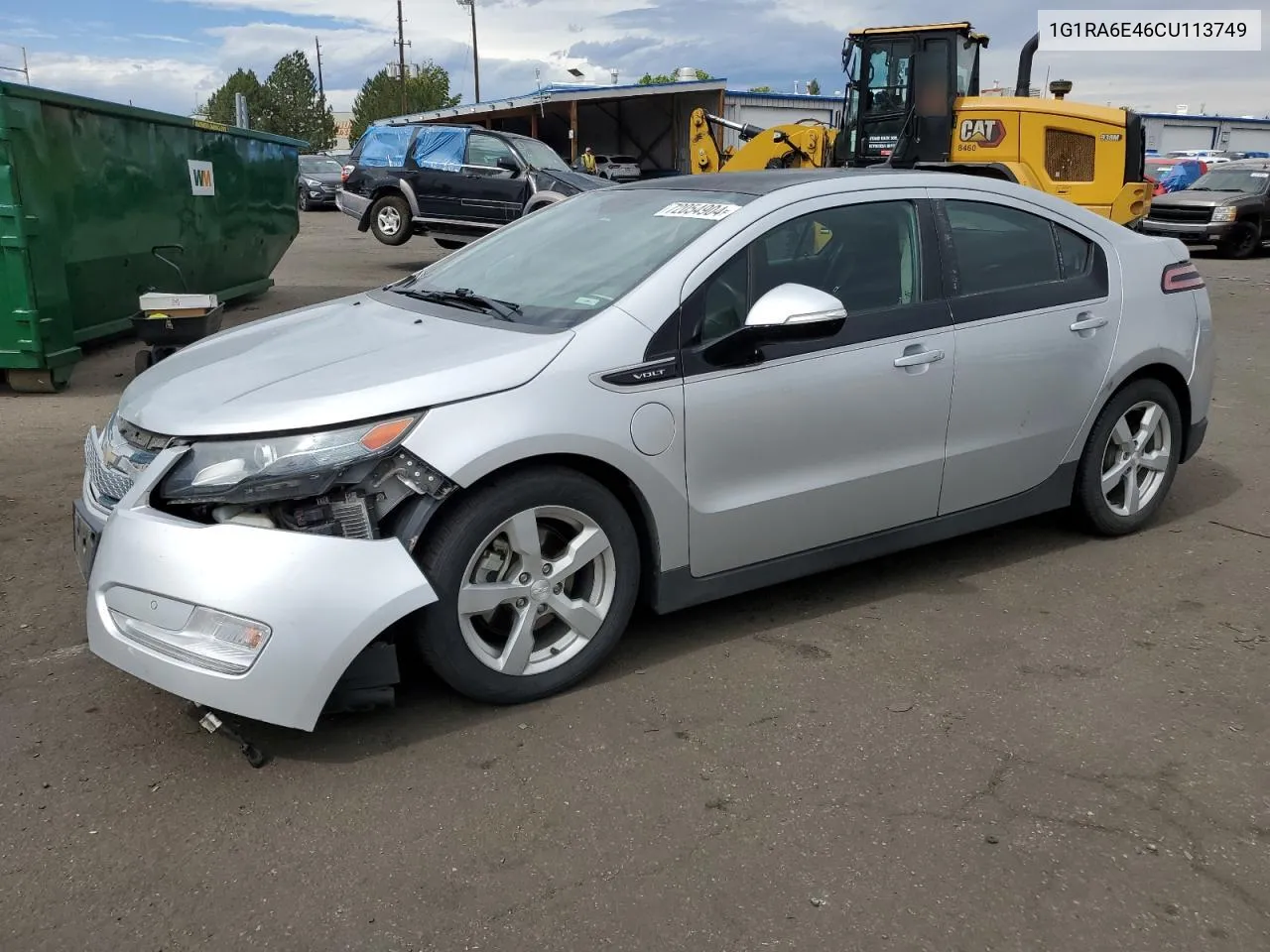 2012 Chevrolet Volt VIN: 1G1RA6E46CU113749 Lot: 72054904