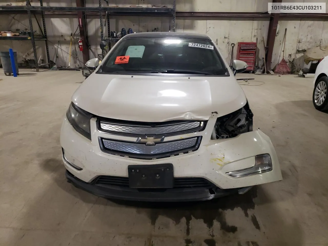 2012 Chevrolet Volt VIN: 1G1RB6E43CU103211 Lot: 72472024