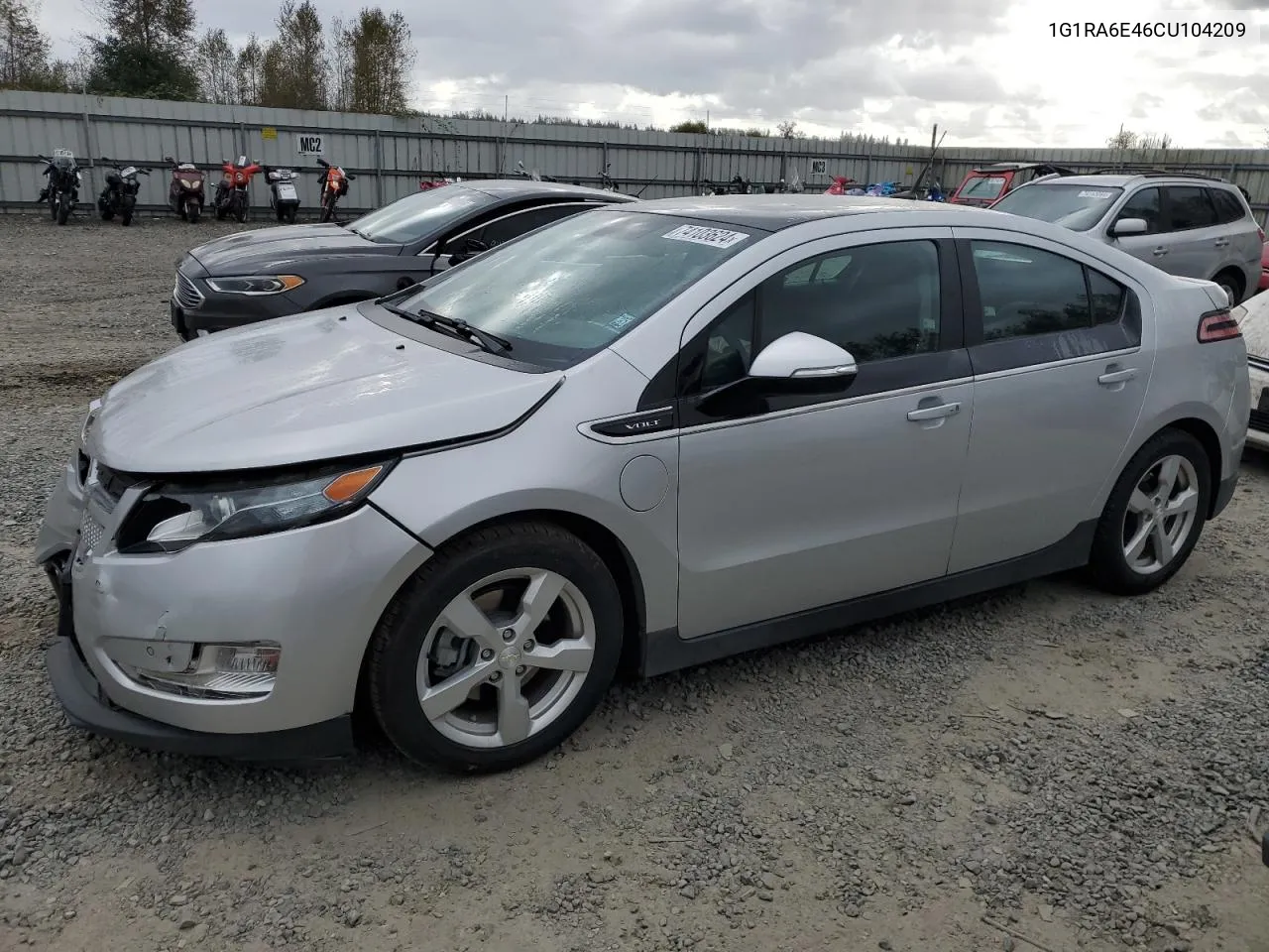 2012 Chevrolet Volt VIN: 1G1RA6E46CU104209 Lot: 74103624