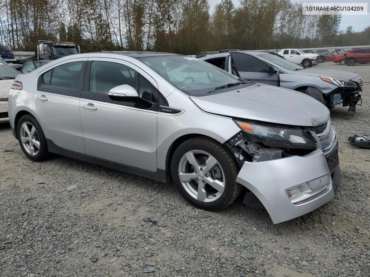 2012 Chevrolet Volt VIN: 1G1RA6E46CU104209 Lot: 74103624