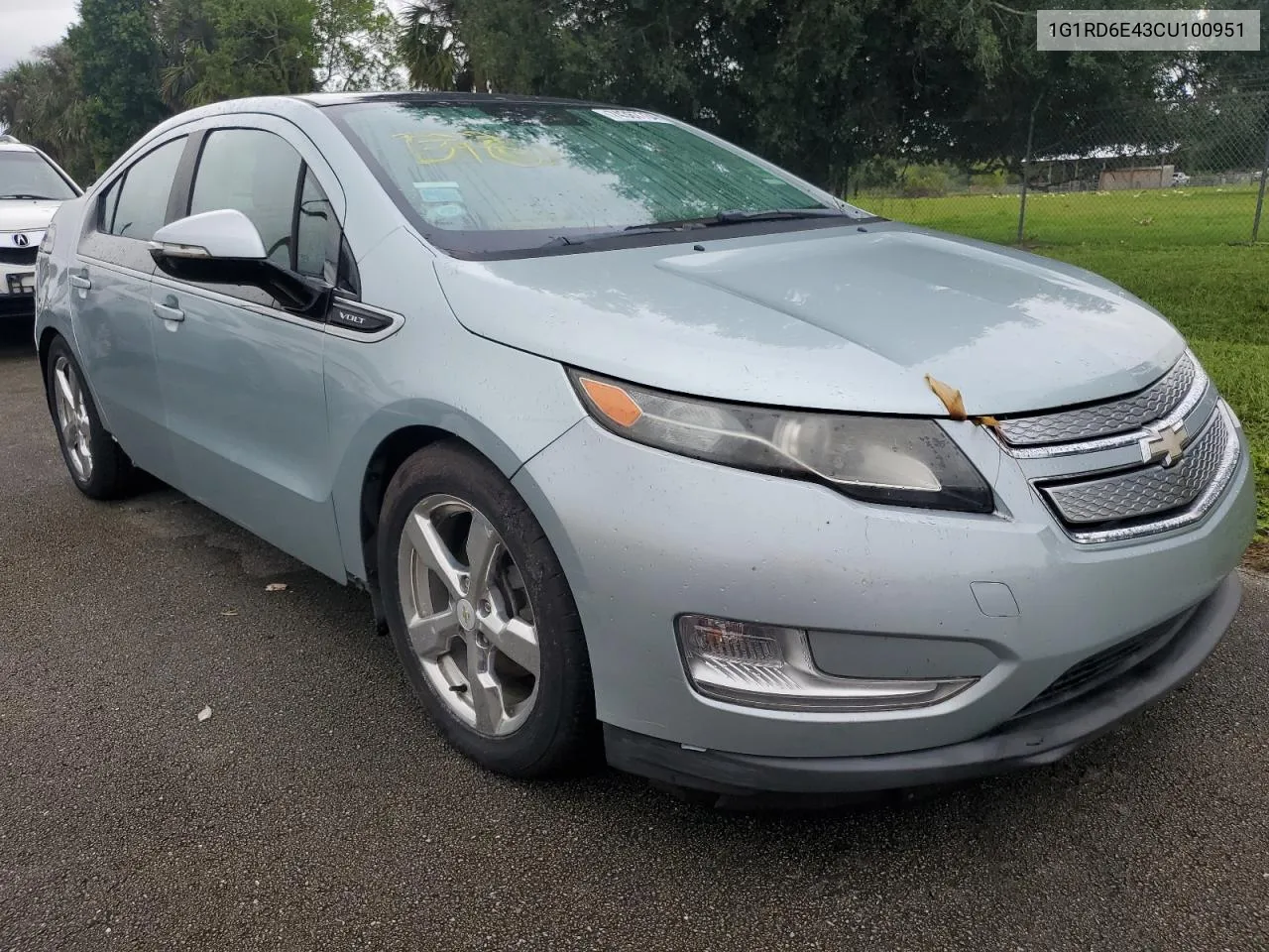 2012 Chevrolet Volt VIN: 1G1RD6E43CU100951 Lot: 74367734