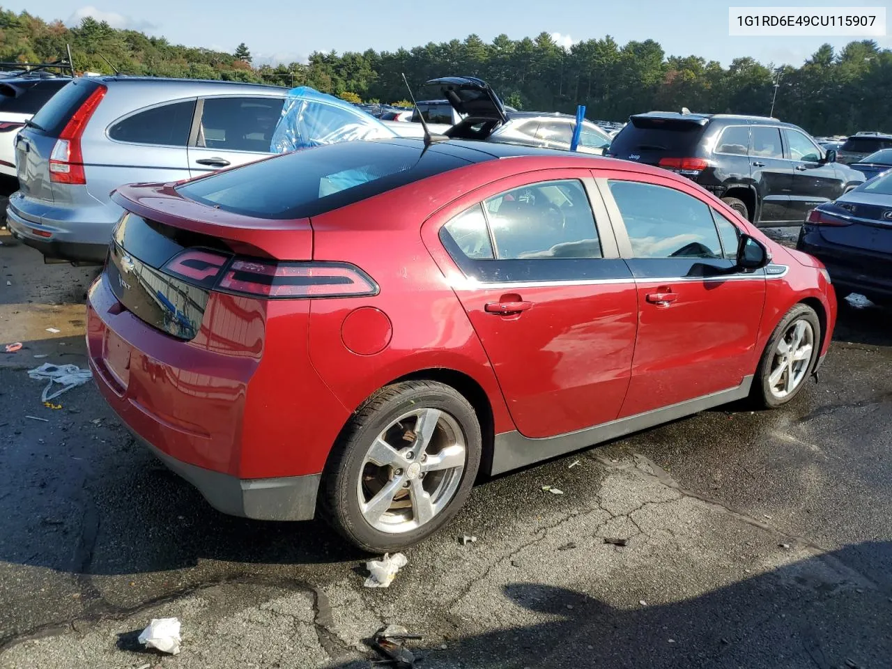 2012 Chevrolet Volt VIN: 1G1RD6E49CU115907 Lot: 74677574