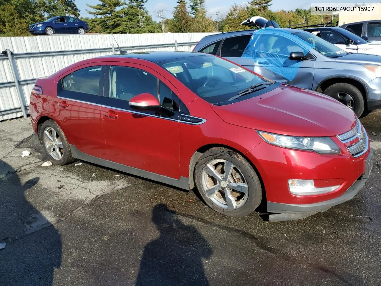 2012 Chevrolet Volt VIN: 1G1RD6E49CU115907 Lot: 74677574