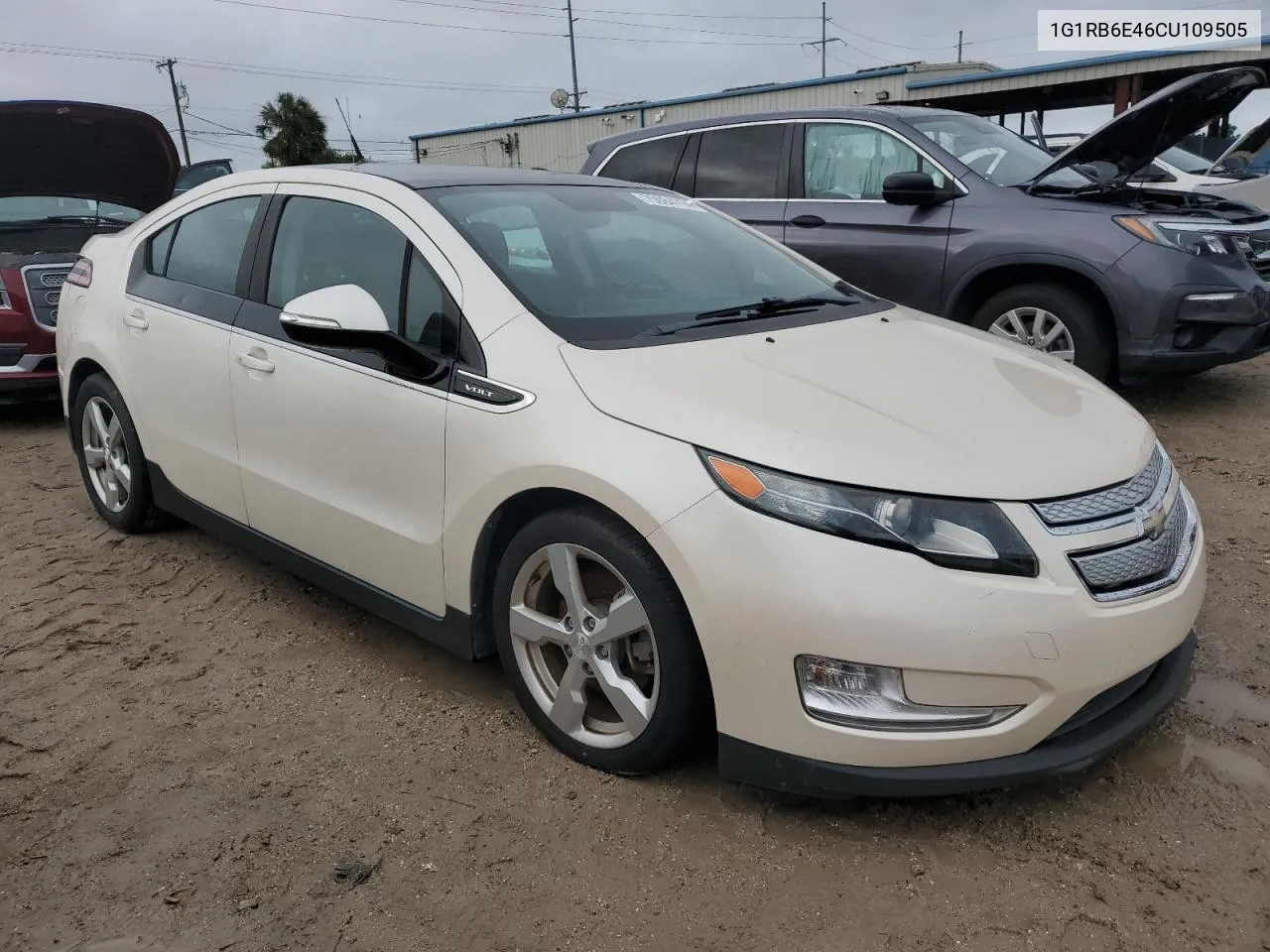 2012 Chevrolet Volt VIN: 1G1RB6E46CU109505 Lot: 75084794