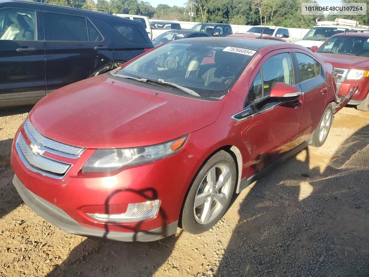 2012 Chevrolet Volt VIN: 1G1RD6E48CU107264 Lot: 75266804