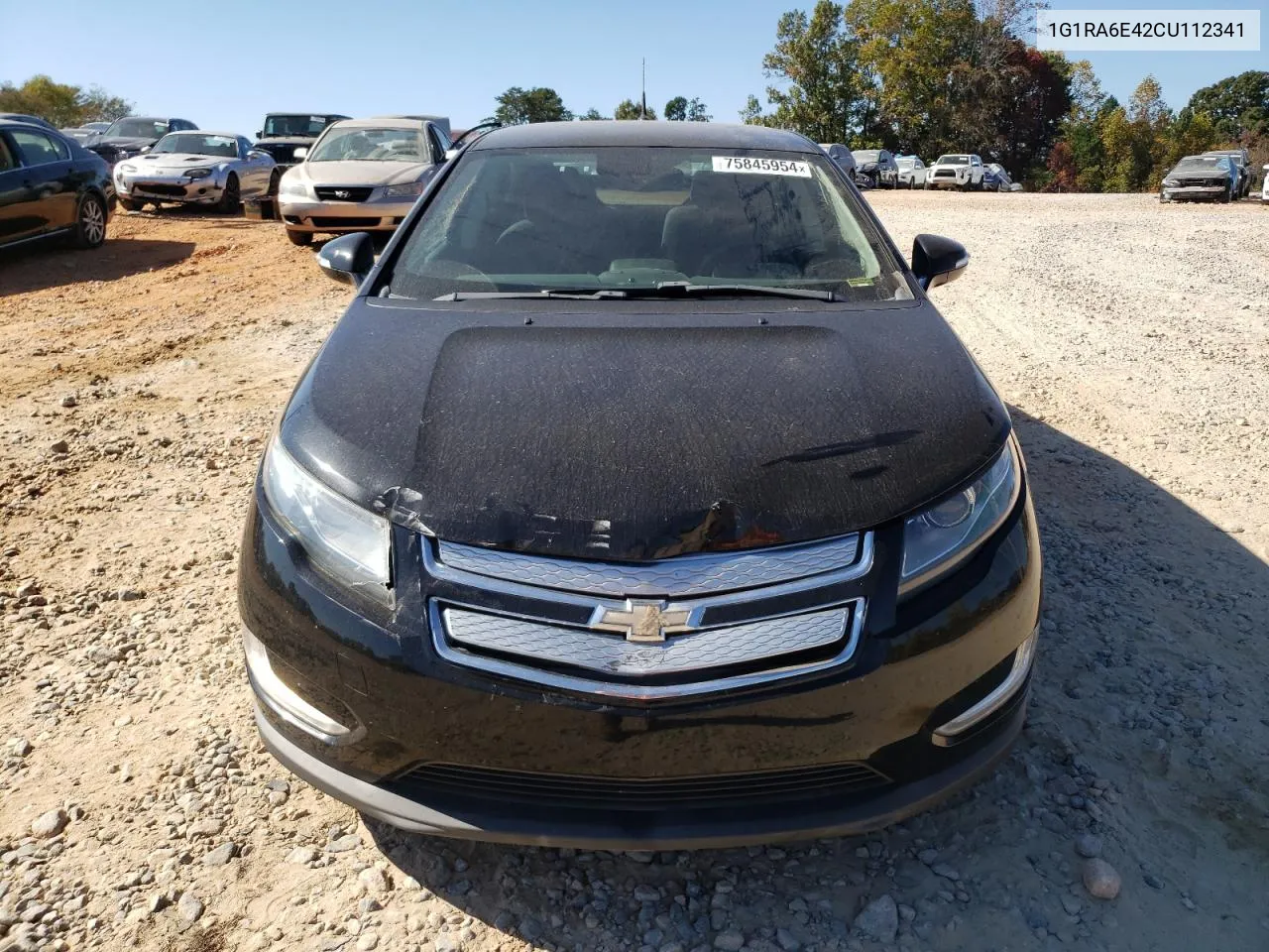 2012 Chevrolet Volt VIN: 1G1RA6E42CU112341 Lot: 75845954