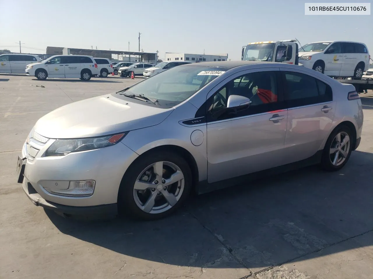 2012 Chevrolet Volt VIN: 1G1RB6E45CU110676 Lot: 75870394