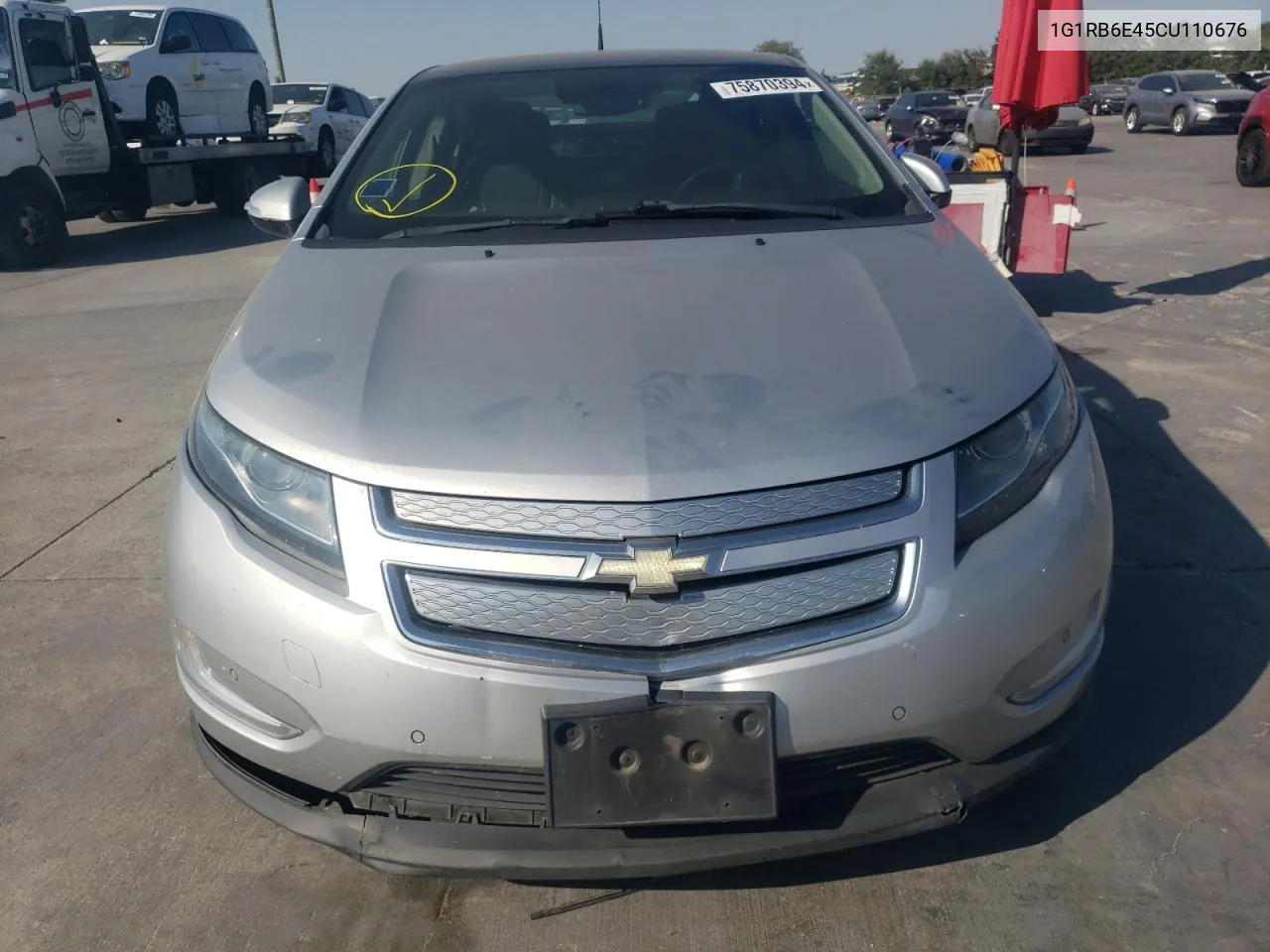 2012 Chevrolet Volt VIN: 1G1RB6E45CU110676 Lot: 75870394